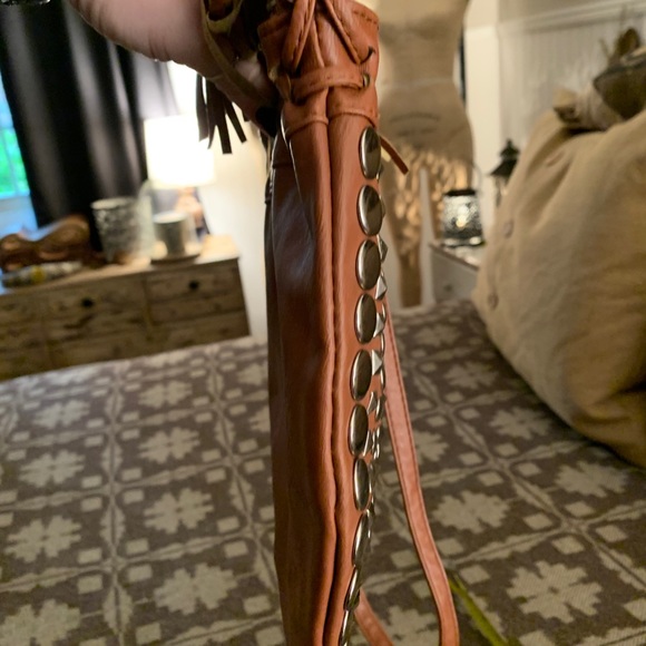 Drawstring leather mini crossbody - Picture 5 of 5